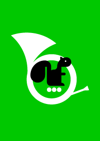 ホルン×リス［楽器動物シリーズ］