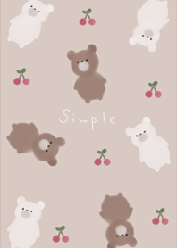 Simple fluffy bear3.
