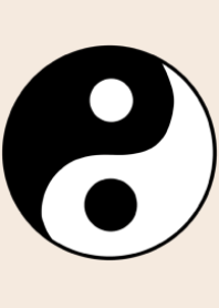 yin yang black and white