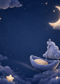 Periwinkle Cloud Boat Starlight