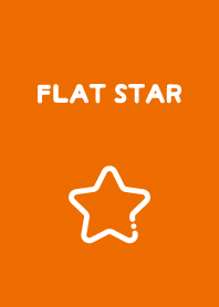 FLAT STAR - Chrome Orange