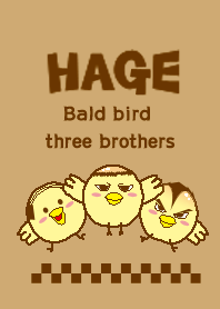 ハゲ鳥3兄弟 ー着せ替えバージョンー