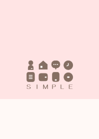 SIMPLE(beige pink)V.770b