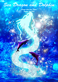 運気を最強にする昇水龍とイルカ5#