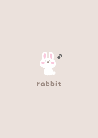Rabbits2 Musical note - beige