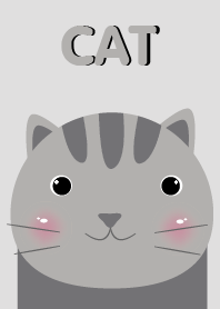 Simple gray cat theme