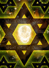 SKULL Star of David Gold