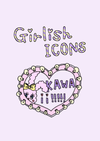 Girlish icons