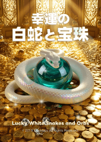 Lucky white snakes and orbs