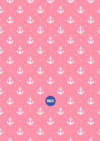 MARINE PATTERN PINK WHITE BLUE