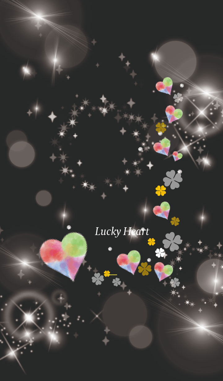 Black Yellow : Bright lucky heart