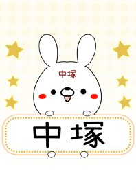 中塚専用の可愛いうさぎの名前着せ替え Line 着せかえ Line Store