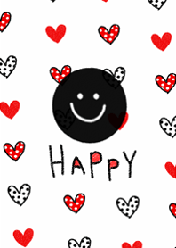 Happy simple heart pattern14.