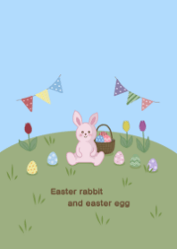 Easter rabbit and Easter egg ver.2