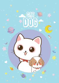 ทาสหมาแมว น่ารักมินิ สีฟ้าอ่อน