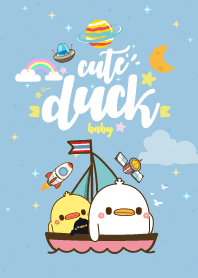 Duck Baby Galaxy Blue