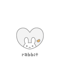 Rabbits Orange [White]