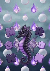 3D Puffy Gothic Abyss: Obon Sea Horse