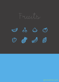 Fruits black blue