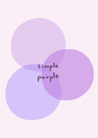 simple purple cute theme
