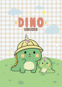 ไดโน ยูนิคอร์น ลายสก๊อตน่ารัก น่าร๊าก