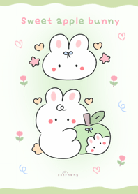 Sweet apple bunny :)