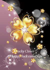 Dull pink : Bicolor Lucky clover