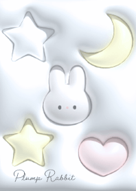 blue Fluffy moon and rabbit 15_1