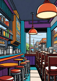 Cozy Coffee shop 119272