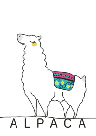 Simple white Alpaca