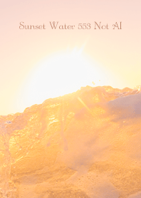 Sunset Water 553 Not AI