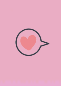 Heart balloon pink