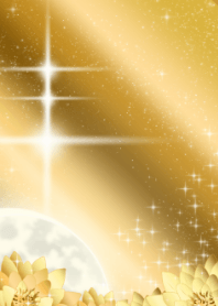 Moon and pillar of light JPN