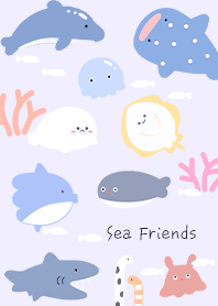 สีม่วง: โลกแห่งปลาแสนน่ารักและผ่อนคลาย
