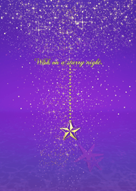 Wish on a starry night#28*purple*