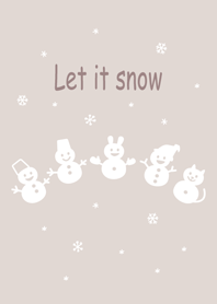 Let it snow(beige)