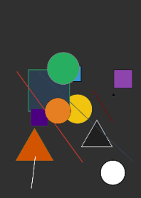 Dark Grey Dynamic Abstract