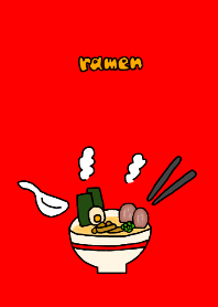Cute theme of ramen