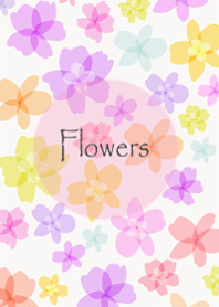 Colorful and happy flower pattern3.