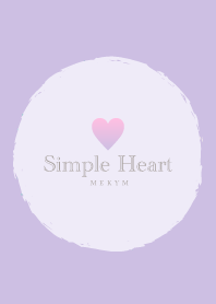 Simple Heart Gradation Pink&Purple