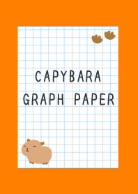 CAPYBARA GRAPH PAPER/ORANGE/BLACK