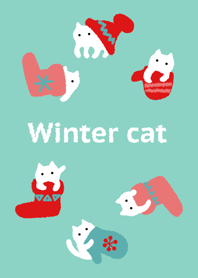 Winter Fluffy Cat