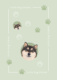 DOG - Shiba Inu 02 - GREEN