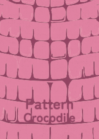 Pattern Crocodile Deep Orchid Pink