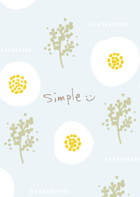 round flower and mimosa23 from Japan