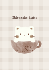 Shironeko Latte -brown- plaid