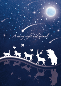 Starry night and Animals 2