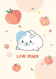 Whale&Seal Love Peach Happy