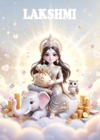 Lakshmi, wealth, and fulfilled love. 3JP
