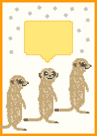 Pixel Art animal _ Meerkat 4